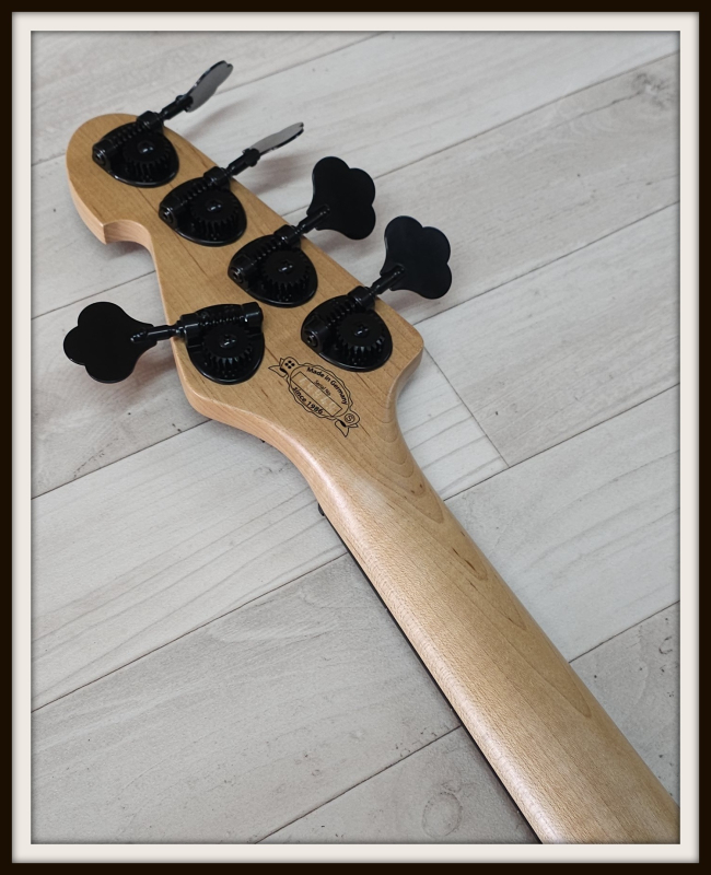 Sandberg California II TM5 Ebony Fretless, Black Highgloss